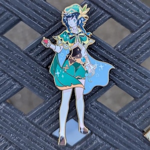 Venti 4" Fullbody Enamel pin LE75