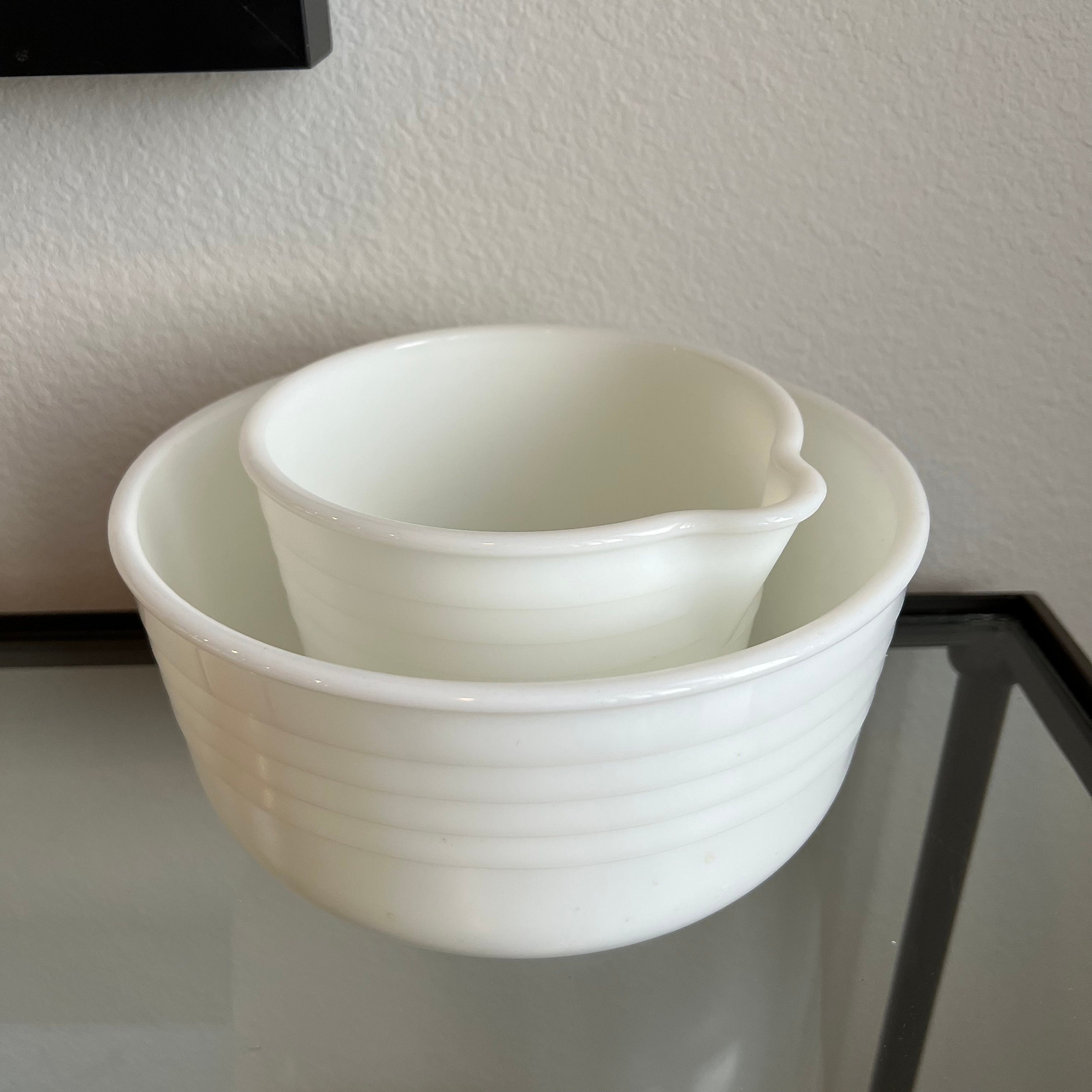 This mighty Pyrex measuring bowl I bought for $10 at a thrift