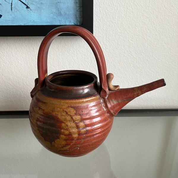 Pottery Teapot Etsy