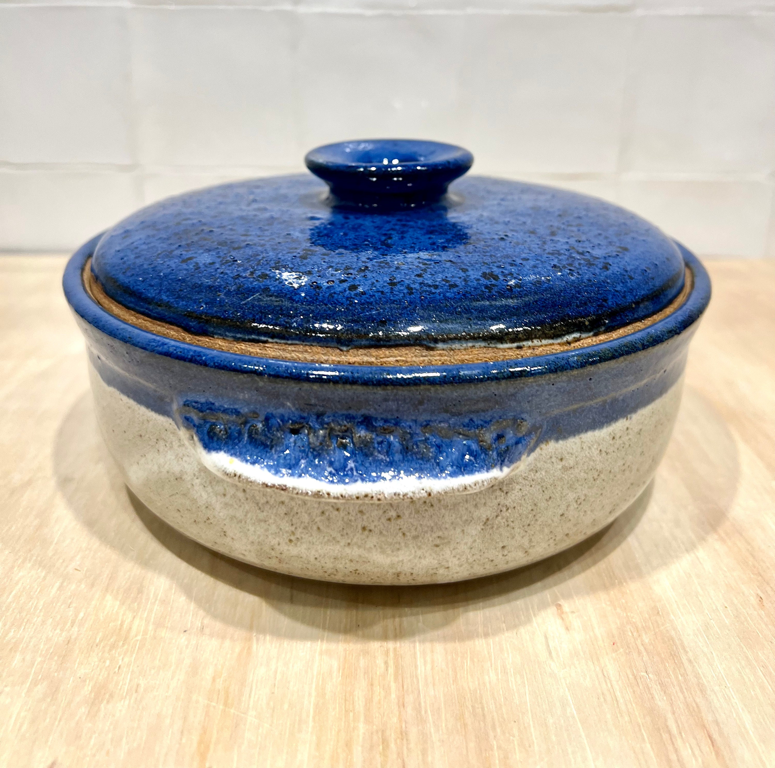 Casserole Dishes Kitchen & Dining Vintage Studio Pottery Speckled ...