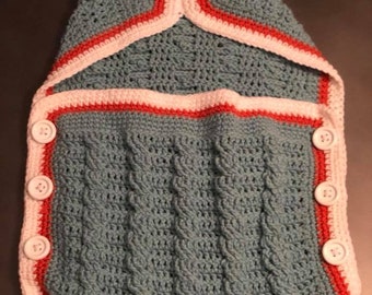 Hooded Baby Blanket