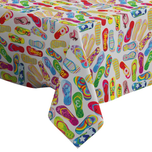 Flip Flop Tablecloth Etsy