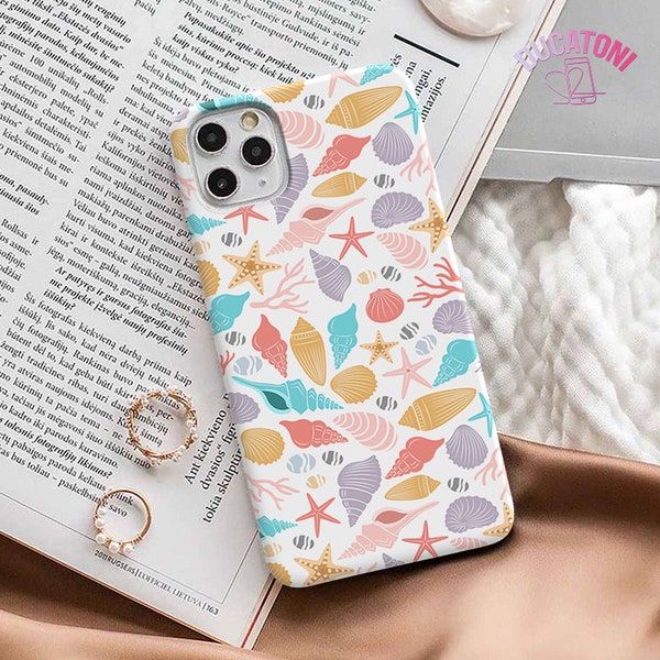 Seashell Phone Case for Samsung S24 S23 S22 Ultra 5G S21 S20 FE S10 Galaxy Z Flip 4 Note 20 10 Plus 9 S8 S7 A71 A53 5G A42 5G A32 A11 dc137