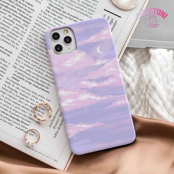 Purple sky phone case Google Pixel 8 Pro 6A 7 Pro 5 4A 3XL OnePlus Ace OnePlus Nord N10 5G N20 5G N300 2 CE OnePlus 10T 9RT 5G 8 Pro 7 dc145