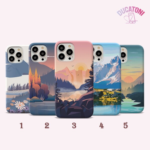 Mountain Art Phone Case for Samsung S22 Ultra 5G S21 FE 5G S20 Plus s10 lite S23 Galaxy Note 20 Ultra 8 S7 Active A80 A52 5G A40 A22 4G dc34