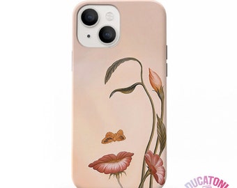 Floral drawing art phone case for Samsung S24 Ultra S23 Plus S22 5G S21 S20 FE S10 Galaxy Note 20 10 9 S8 A71 A52 5G A20e A42 5G A32 5G dc71