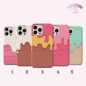 Ice cream iPhone case 14 Pro 15 Pro Max 13 Pro 14 Plus 13 Mini SE 2022 15 Pro 14 Pro Max 11 Pro Max 12 Mini  13 Pro X Xr XS SE 2020 8 7 dc35