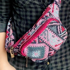 Personalized Crossbody Chest Bag 3 Different Uses, Sport and Travel Small Mini Bag, Hand Free Walking Bag, Christmas Gift For Her