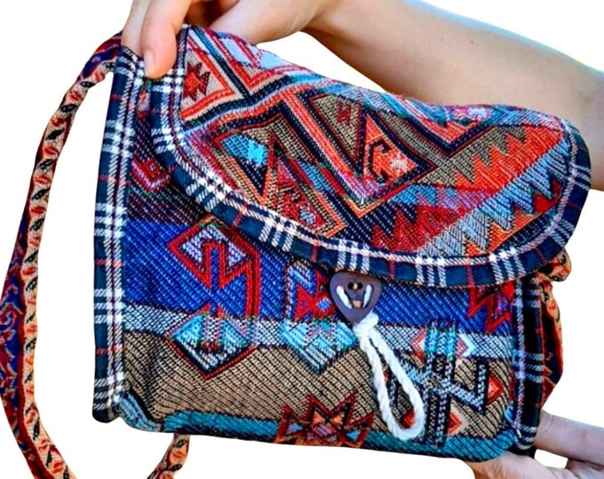 Sling Bag And Wallet Set Of 2, Lovely Fabric Purse Women,Fall Accesories Shoulder Bag,Birthday Chrıstmas Day Gift For Her,Boho Lover, Sister