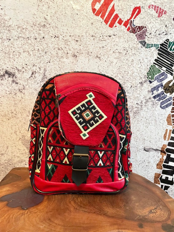Carpet bag shop backpack