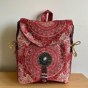 Tapestry Fabric Backpack - Etsy display picture 2