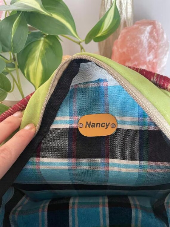 Handcrafted Multicolor Backpack: Soft Velvet Feel, Rug  display picture 1