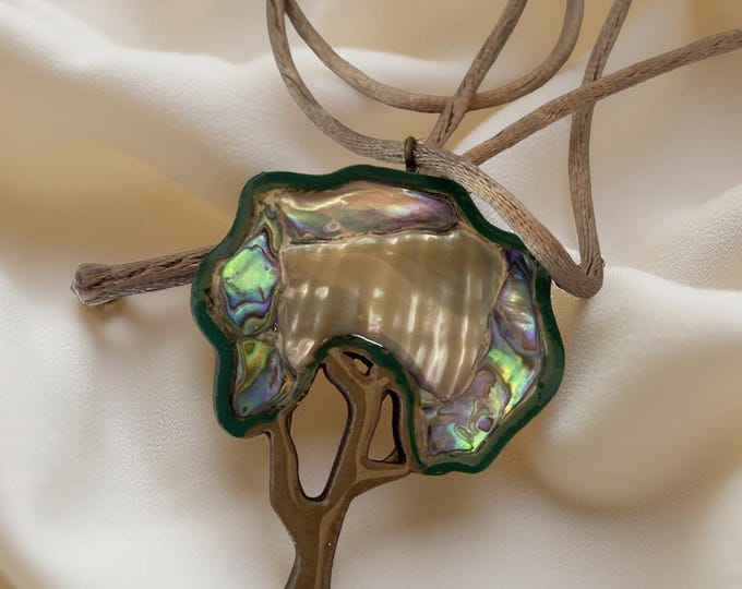Tree Shaped Mother Of Pearl Necklace, Pendant For Women, Birthday Gift For Women Her Mother's Day Present For Mom, Girlfriend, Wife