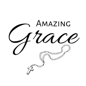 Amazing Grace Rosary Print - 8x10 inch - Download + Print
