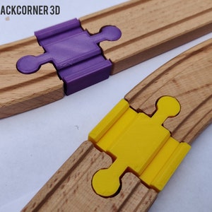 Wooden train track double male connector / Brio extension / Imaginarium / Thomas / Lillabo / Melissa & Doug