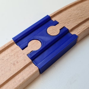 Wooden train track double female connector / Wooden train connector / Brio extension / Imaginarium / Thomas / Lillabo / Melissa & Doug
