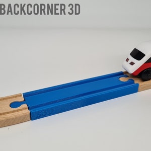 Wooden train track straight A 144mm / Brio extension / Imaginarium / Thomas / Lillabo / Melissa & Doug
