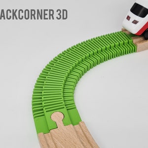 Flexible spring wooden train track / Brio extension / Imaginarium / Thomas / Lillabo / Melissa & Doug
