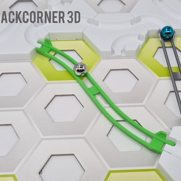Gravitrax compatibele S-bend track / Gravitrax extensie / Marble run deel