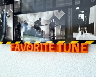 Vinyl Record Shelf Favorite Tune / Vinyl wall mount / Custom wall mount