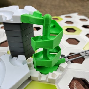 Gravitrax compatible spiral staircase / Gravitrax extension / Marble run part