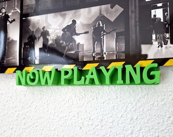 Vinyl Record Shelf Now Playing  / Vinyl wall mount / Custom wall mount