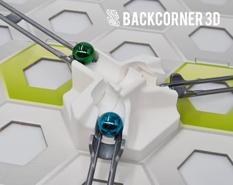 Placa divisoria separadora, compatible con GraviTrax / extensión Gravitrax / pieza de mármol