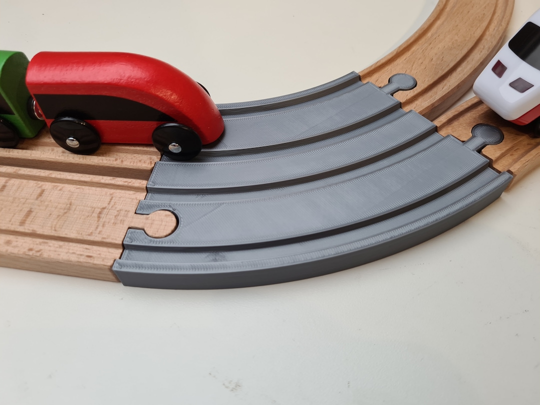 ULROAD Adattatore per binari in legno, compatibile con Thomas – Brio – Lillabo – Melissa – Ikea – binari in legno (20 pezzi