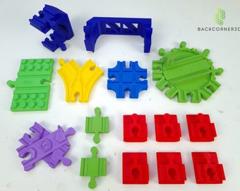 Wooden Train Track Starter Set Large / Brio extension / Imaginarium / Thomas / Lillabo / Melissa & Doug