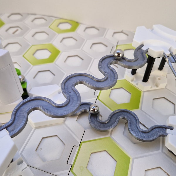 Bocht rail compatibel met GraviTrax / Gravitrax uitbreiding / Marmeren run deel