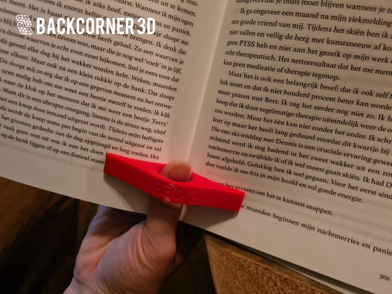 Book Holder Page Holder Thumb Page Holder Book Page Etsy