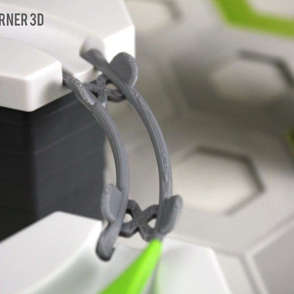 Bocht rail compatibel met GraviTrax / Gravitrax uitbreiding / Marmeren run deel