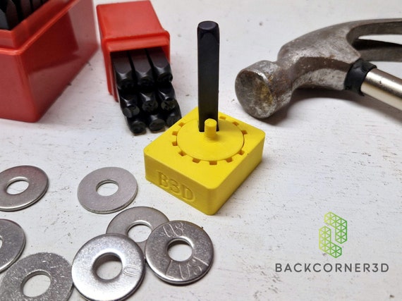 Crypto cold washer wallet making jig / Letter stamp holder / Crypto jig / Crypto gift