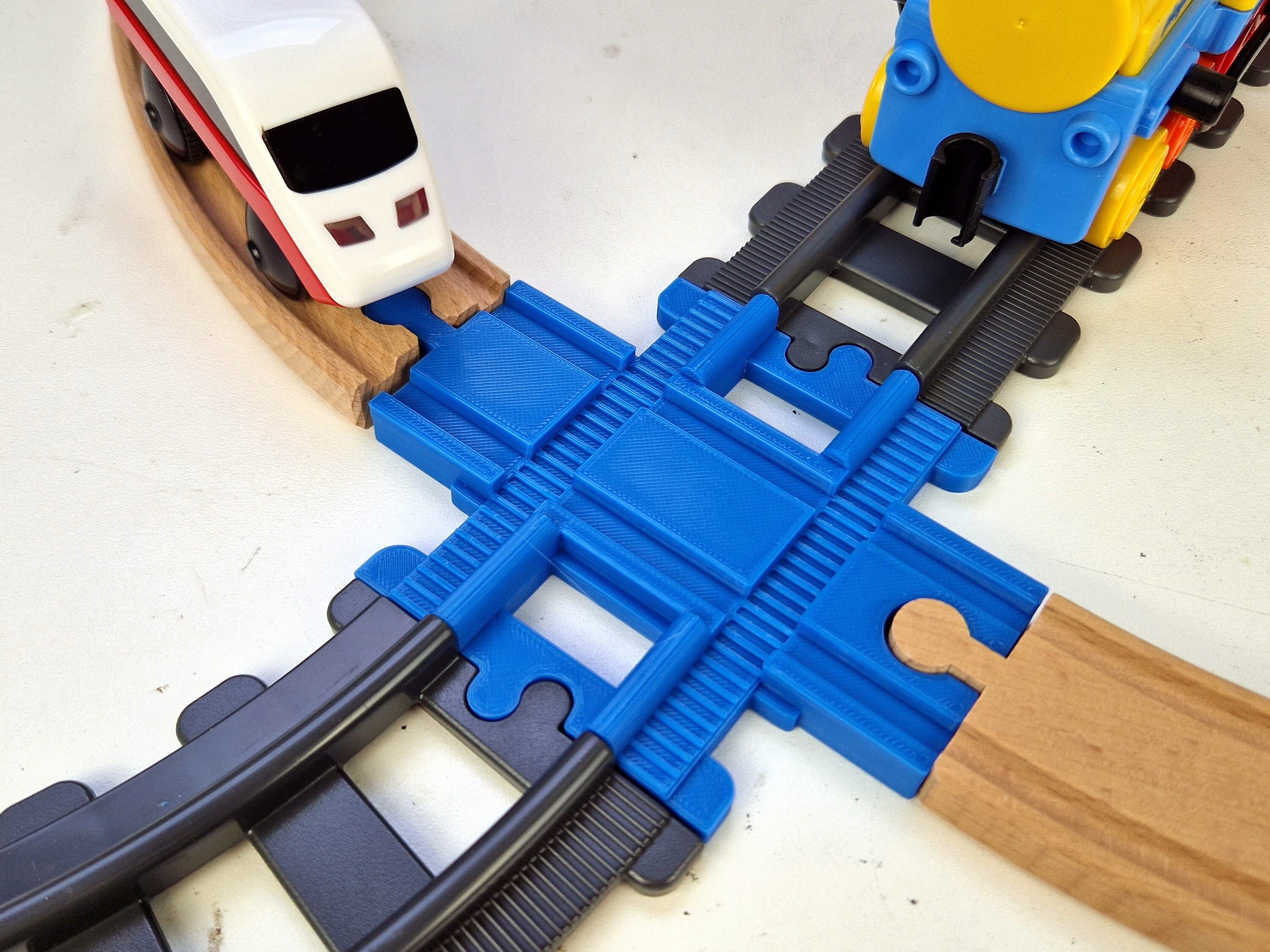 PLAYMOBIL 1.2.3 Night Train with Track Playset - Walmart.com