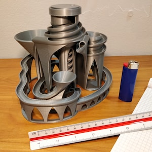 Marble machine / Marble run / Desktop toy / Desktop novelty / Office novelty / Stress reliever / 3D print