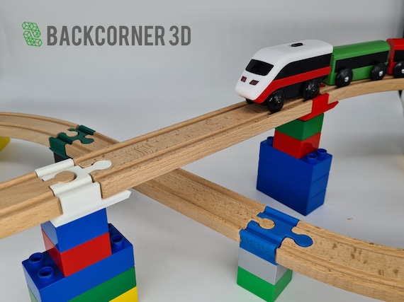 Wooden Train Track Adapter Compatible With Duplo / Brio - Etsy