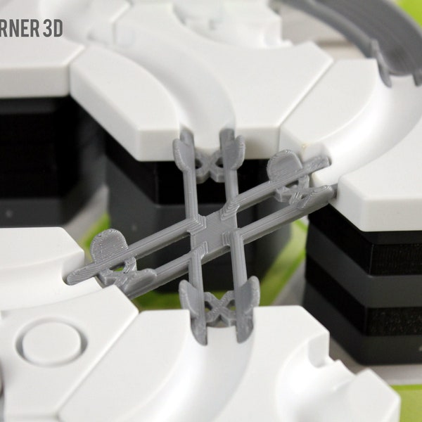 Bocht rail compatibel met GraviTrax / Gravitrax uitbreiding / Marmeren run deel