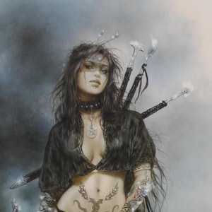 2005 LUIS ROYO Cardboard POSTER 15.5" x 10.25" (39 x 16.5 cm.) Spanish Vintage Item #1