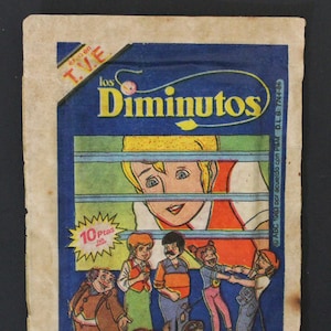 1983 THE LITTLES CARTOON Zestaw kart kolekcjonerskich - zapieczętowany przedmiot hiszpański vintage - 10 x 7 cm. (3,9" x 2,75") - Ediciones Este