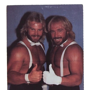 1985 WWF The FABULOUS ONES Cartolina d'epoca - 4" x 5.5” (10 x 14 cm.) - Molto rara