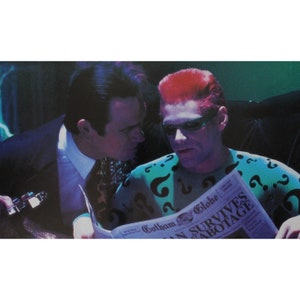 "1995 ""BATMAN FOREVER"" Original Vintage Spanien Tim Burton, Kilmer 13.25" x 9.25" (33,5 x 23,5 cm.) HTF #1."