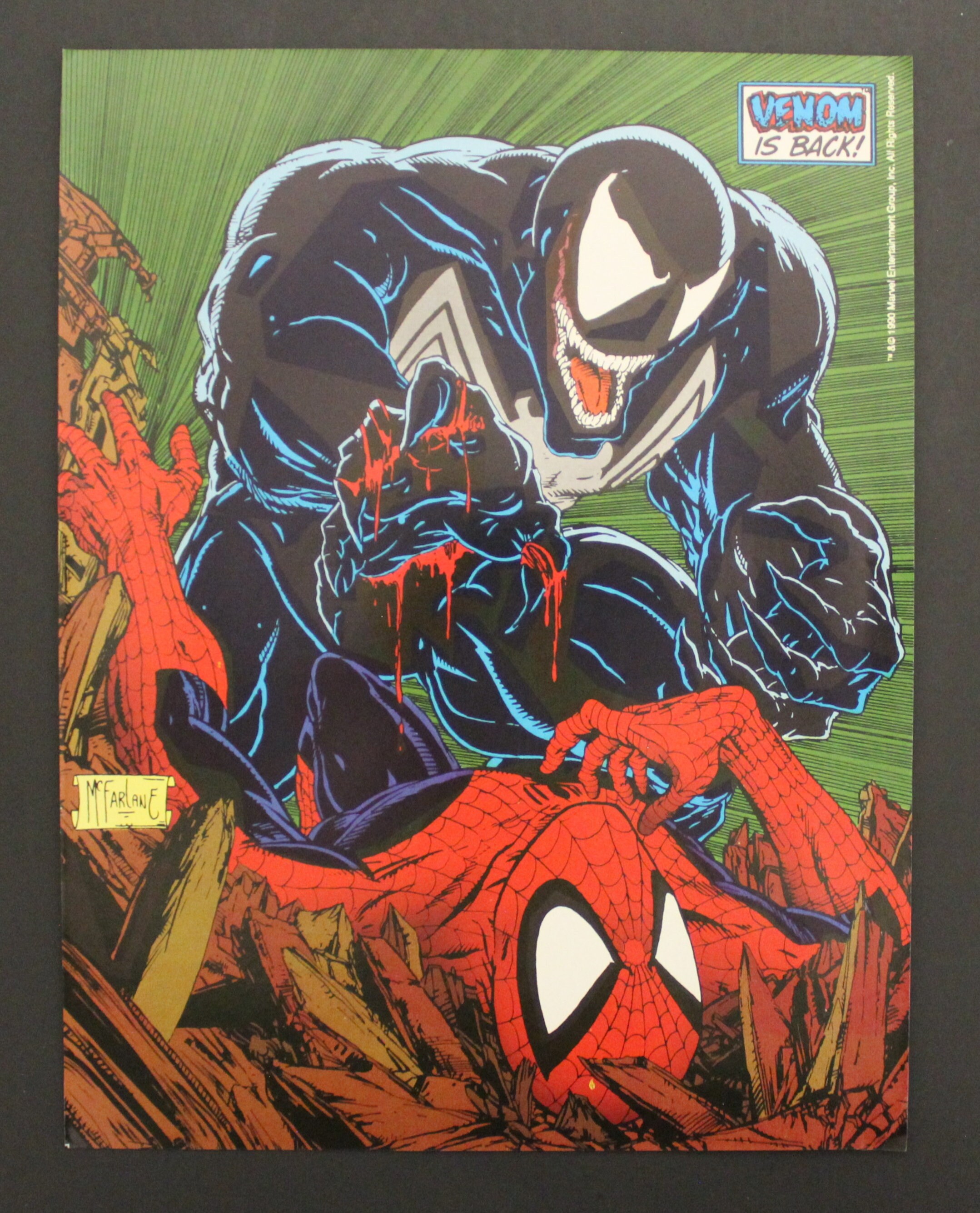 1991 SPIDERMAN Double-sided MINI-POSTER 2 Posters in 1 Todd - Etsy