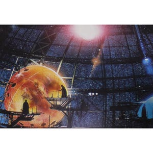 1979 THE BLACK HOLE Poster 13.5&quot; x 9.75&quot; (34.5 x 24.5 cm.) Walt Disney #14 Read Description