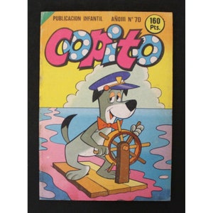 1982 HANNA-BARBERA CARTOONS Comic-Book 8.5 cm. (7.25&quot;) Vintage Spain  Very Hard To Find #12