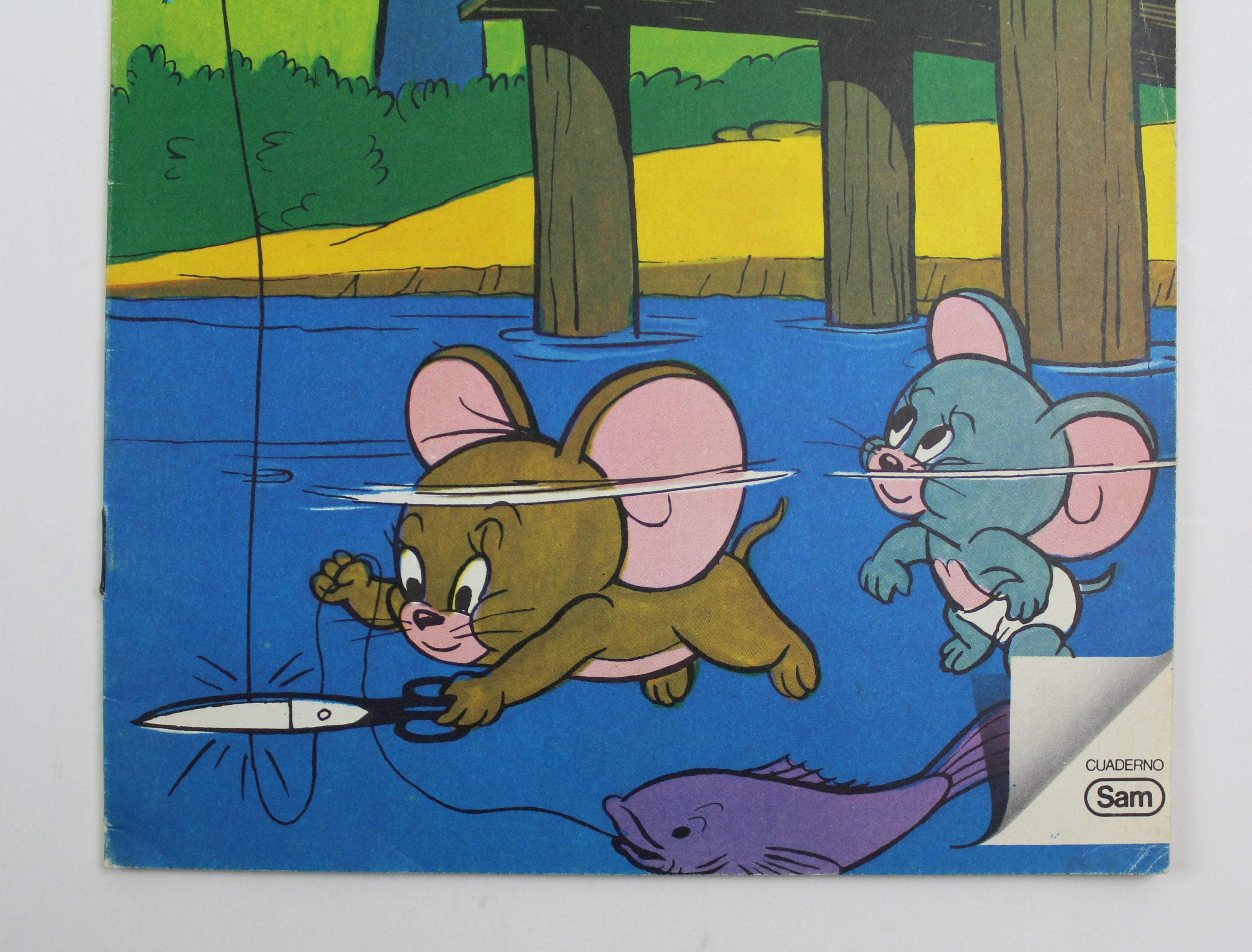 1981 tom jerry blank school notebook 8 5 x 6 etsy
