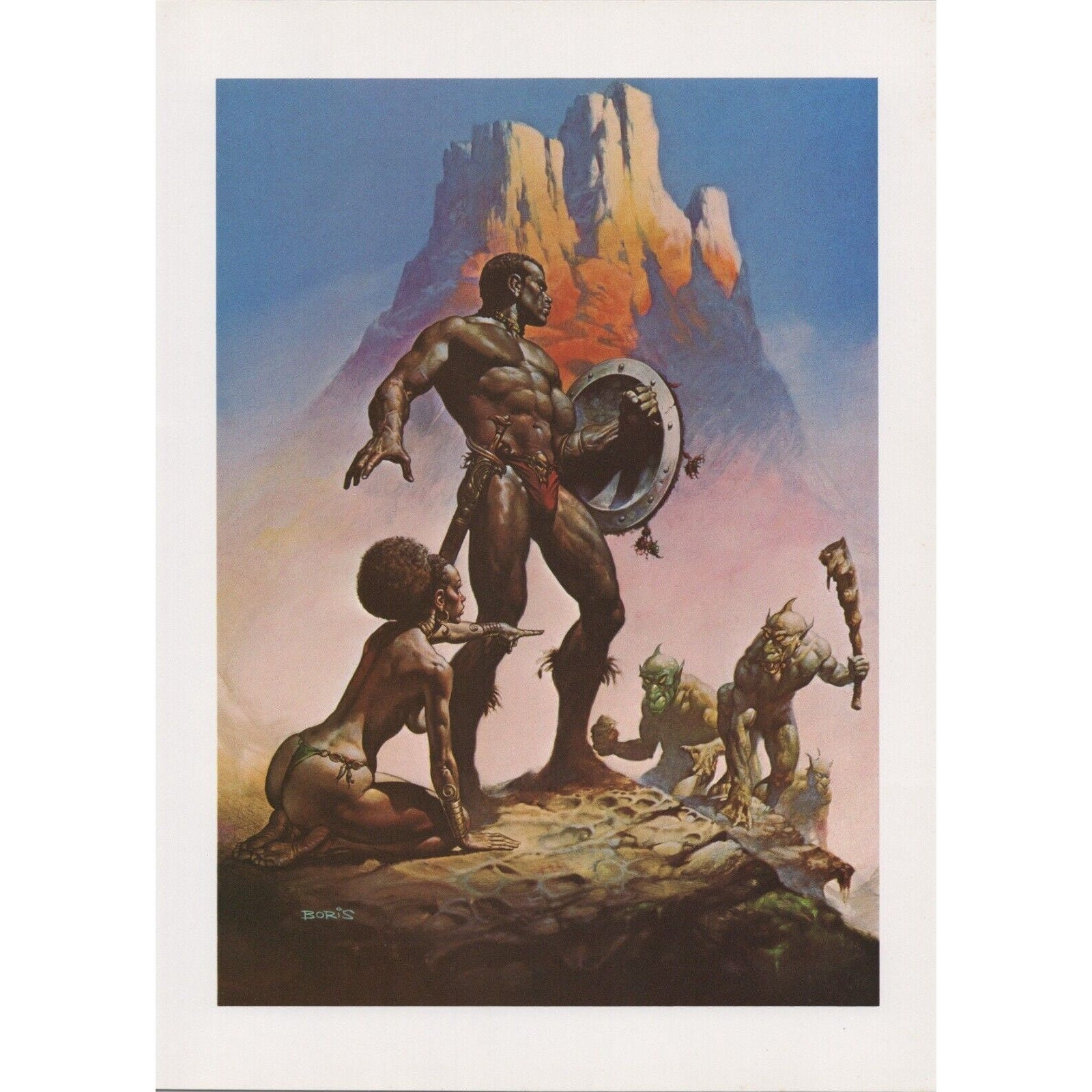 1978 BORIS VALLEJO Original Vintage Poster 11.75