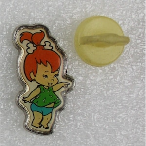 1994 PEBBLES Anstecknadel 2.5 cm. (1.) Hanna Barbera Die Flintstones Cartoon VHTF!