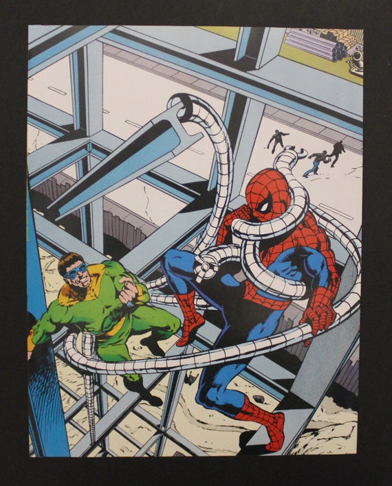 1993 SPIDERMAN Double-sided MINI-POSTER (2 Posters in 1) Bill