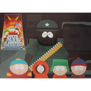 1999 SOUTH PARK Bigger Longer & Uncut - Lobby Card del film - 13,25" x 9,5" (34 x 24 cm) - Articolo originale spagnolo d'epoca n. 11