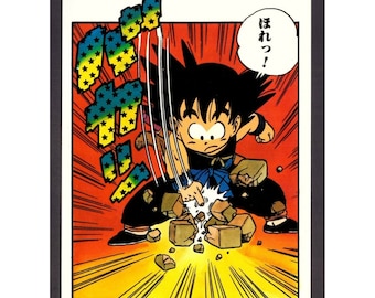 1990s DRAGON BALL POSTCARD Akira Toriyama 15 x 10.5 cm (6&quot; x 4.25&quot;) Kid Goku #38